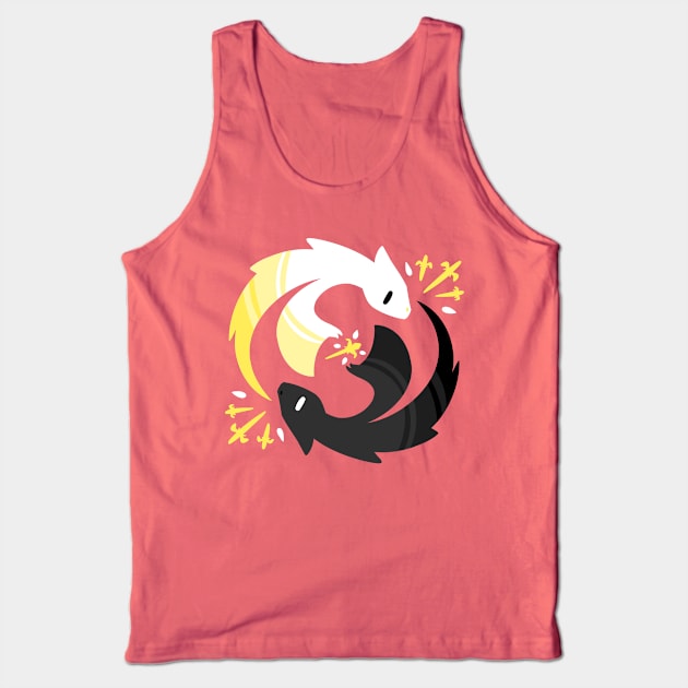 Light and Dark Dragons Tank Top by Chaobunnies